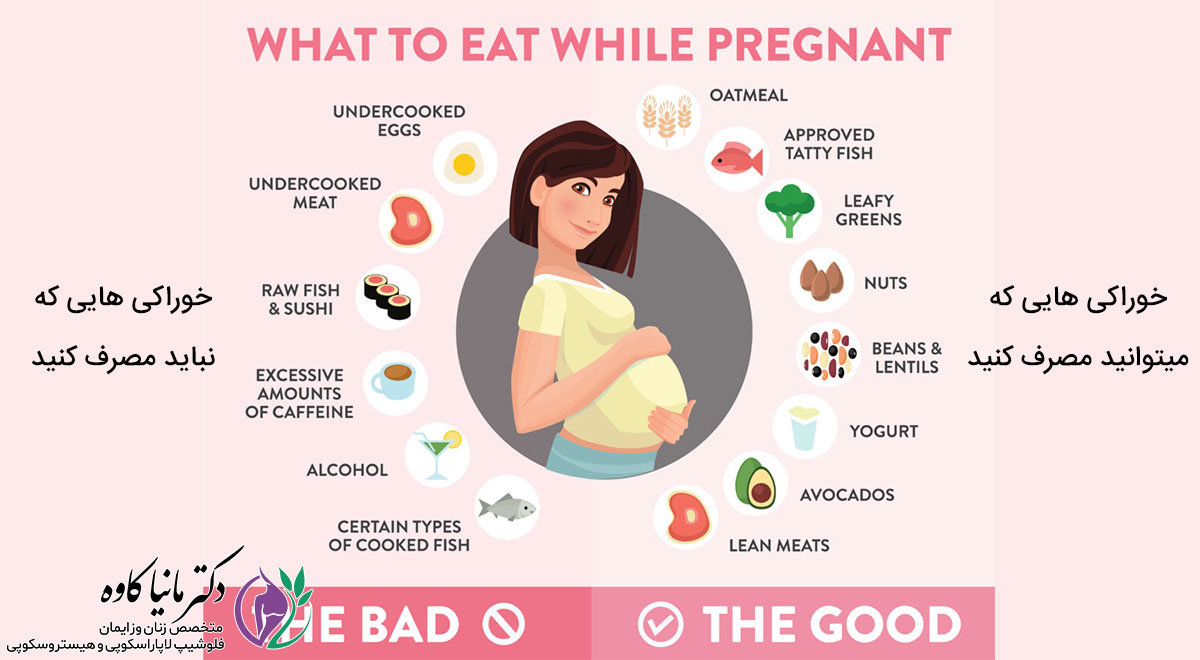 خوراکی‌ های ممنوعه دوران بارداری